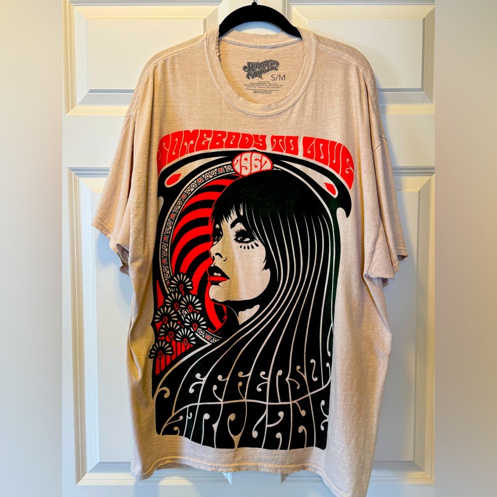 JEFFERSON AIRPLANE, OVERSIZED BAND TEE